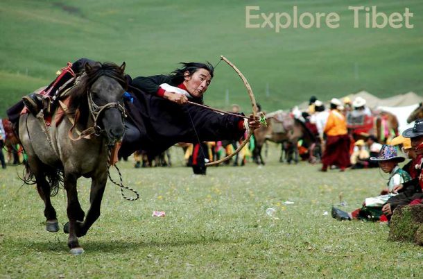 Explore Tibet archer Litang Festival